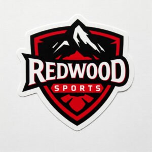 custom company name die cut stickers